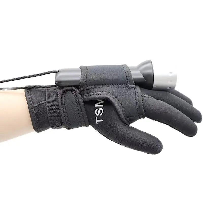 2021 Nylon Scuba Diving Flashlight Gloves