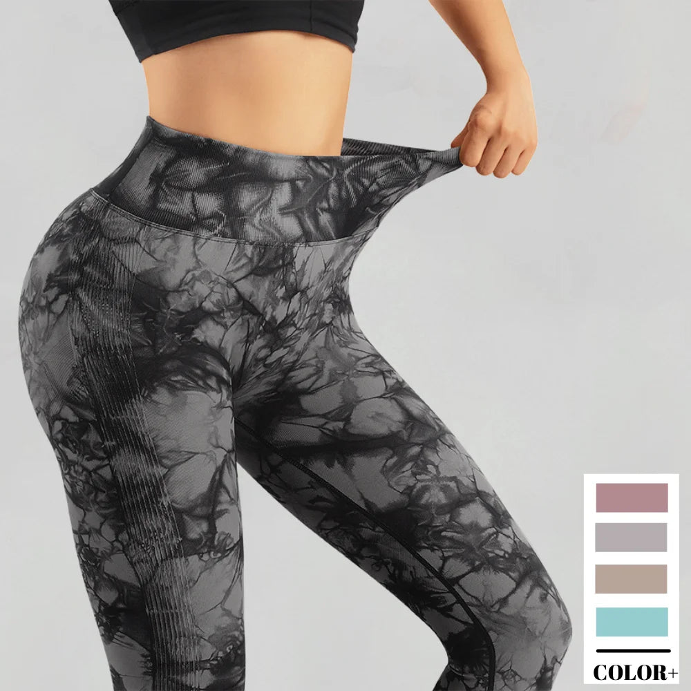 High Waist Tie Dye Legging Workout