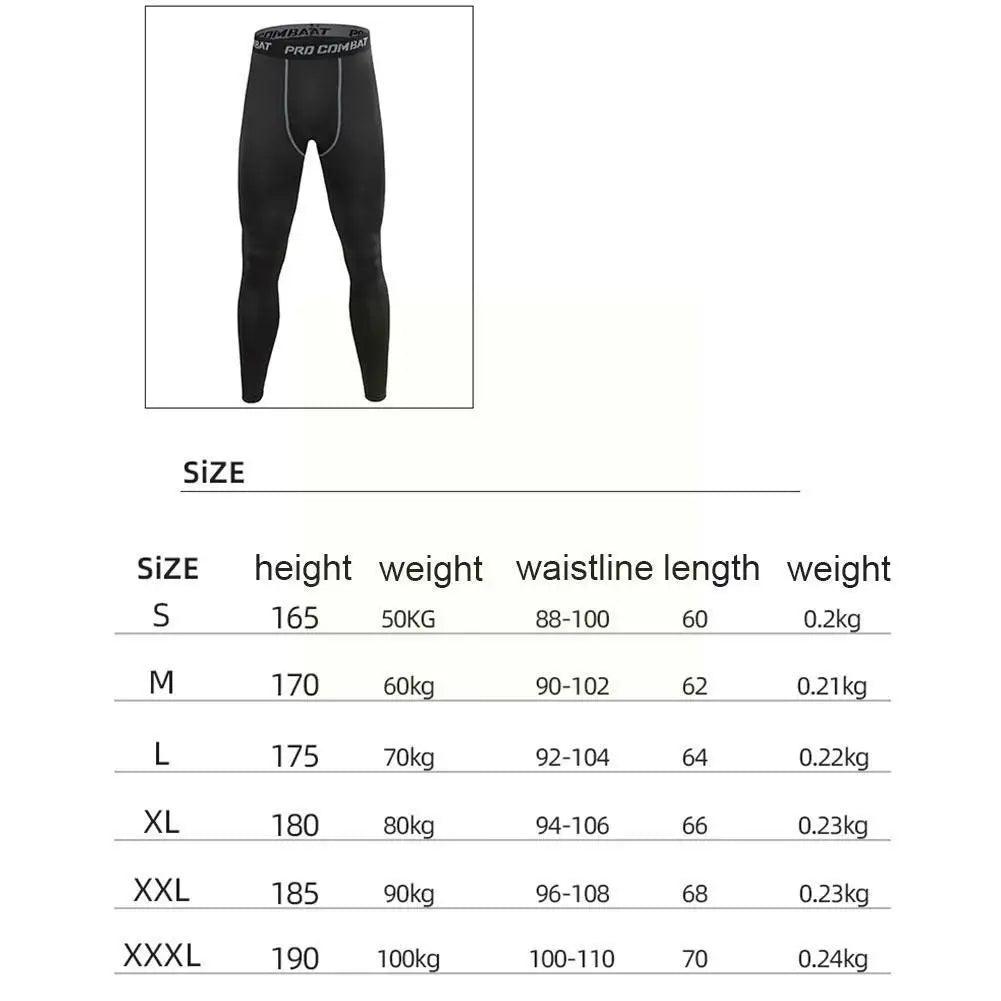 Men Compression Tight Leggings