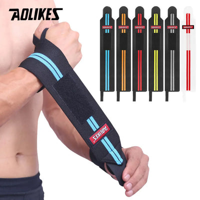 AOLIKES 1Pair Weightlifting Wrist Wraps