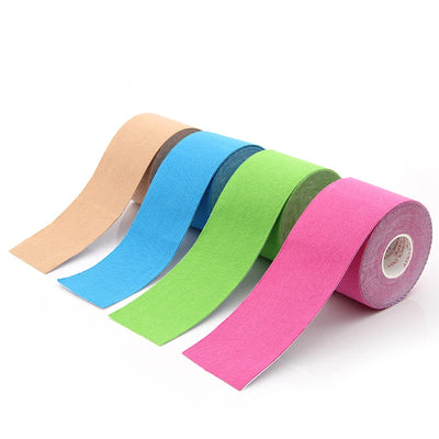 Kinesiology Tape 5cm 5m Elastic Kinesio Tape Elastic tape Muscle Pain Relief Athletic Recovery Knee Pads for Gym Fitness Bandage