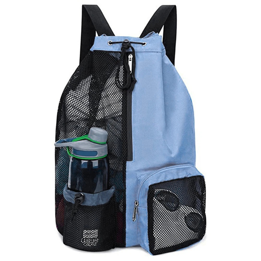 Multipurpose Mesh Drawstring Backpack