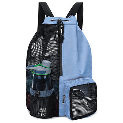 Multipurpose Mesh Drawstring Backpack