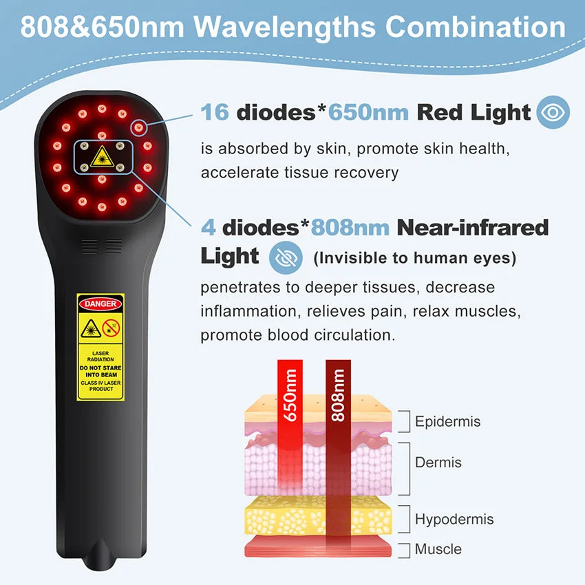 Physiotherapy Light Therapy Cold Laser Device