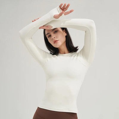 SOISOU Nylon Gym Top Yoga Shirt