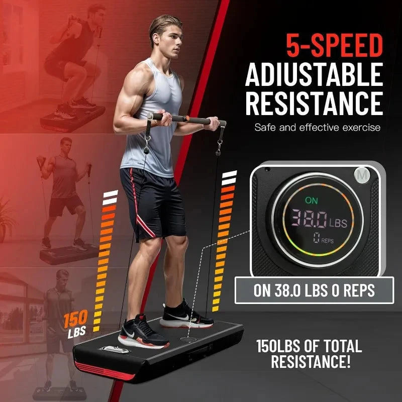 Adjustable Resistance Cable Fitness Equipment