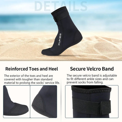 Neoprene Socks 3mm Beach Volleyball Sand Soccer