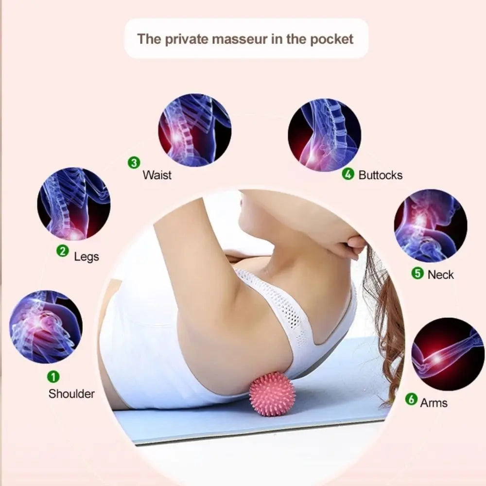 Shoulder Neck Leg Sole Hedgehog Massage Ball Body Shaping Sports Fitness Meridian Massage Roller Therapy Muscle Relaxing Ball