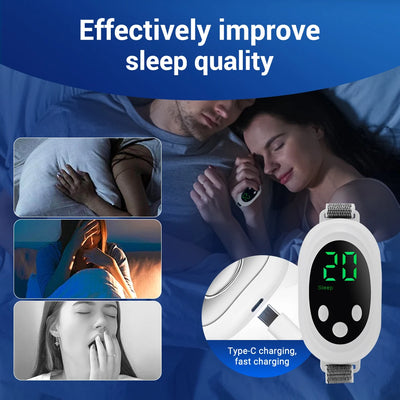 Microcurrent Sleep Aid Watch 20 Levels EMS Muscle Stimulation Hand Massager Relief Anxiety Insomnia Sleeping Aid Wristband