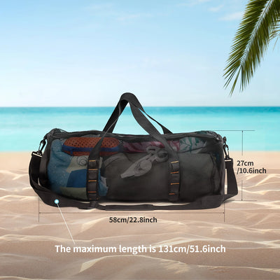 Large Capacity Mesh Duffel Fitness Bag