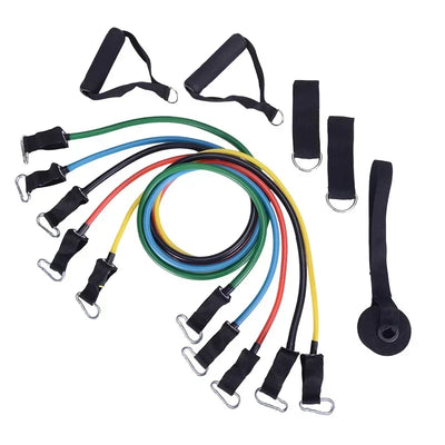 11-Piece Set Resistance Bands Tensioner Pull Rope