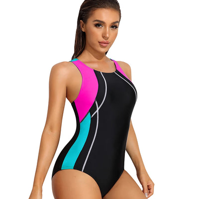 Anfilia One-Piece Swimsuits Women Sports Swimwear