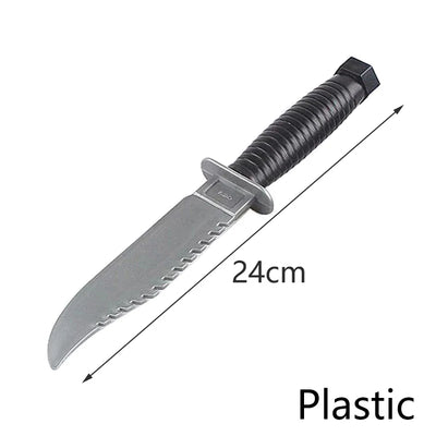 Professional Plastic Rubber Training Knife