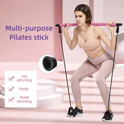 Pilates Bar Kit with Resistance Band