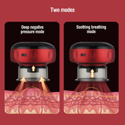 Smart Electric Vacuum Cupping Device With Heat