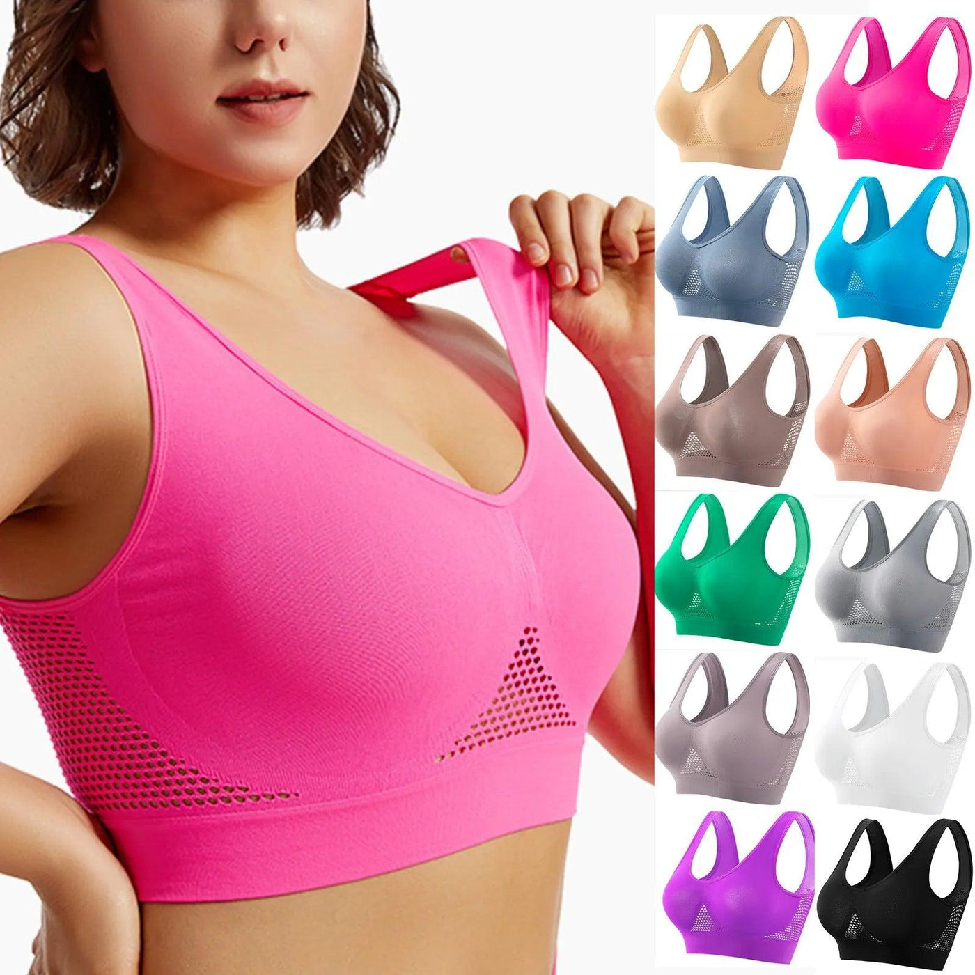 S-4XL Women Yoga Sport Bra