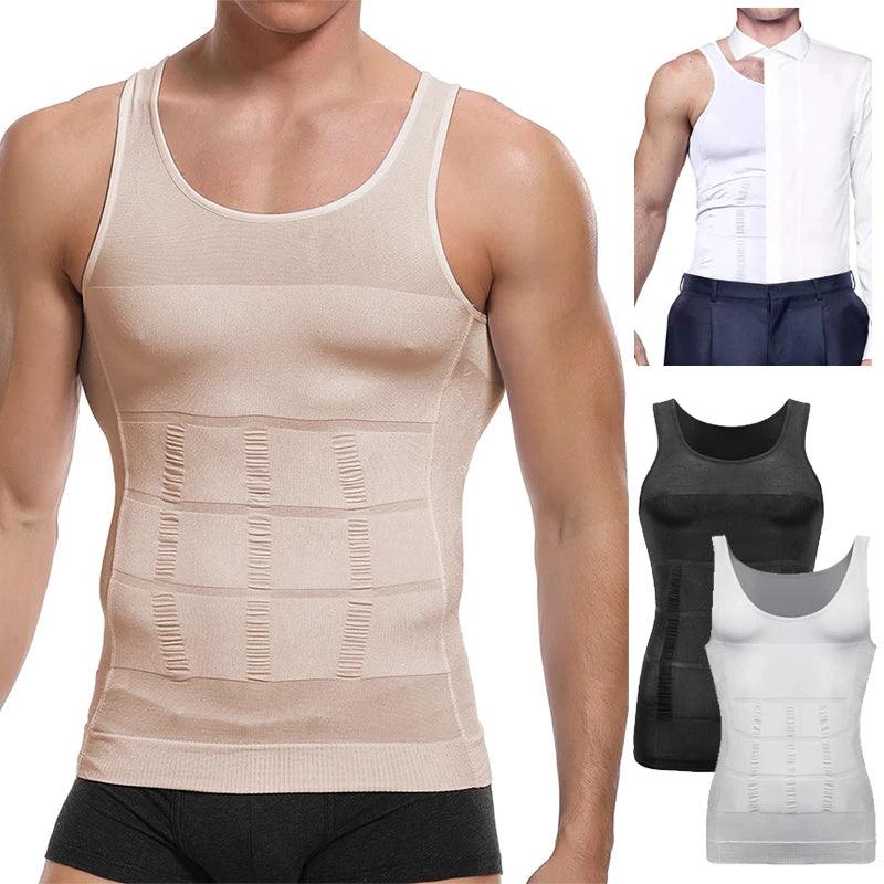 Men Slimming Body Shaper Vest Shirt