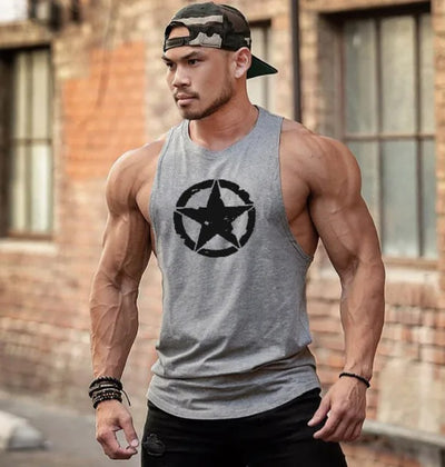 Sleeveless Sweatshirt Fitness Clothing Vests Muscular Man Singlet Men Gym Shirt Men's Clothes Top for Fitness Stringer Vest Tops