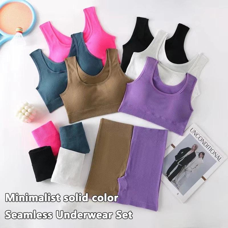 2PCS Women Workout Running Clothing