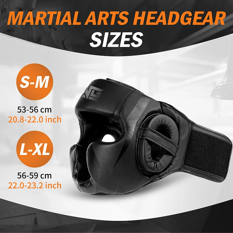 Professional Full-Covered Boxing Helmet