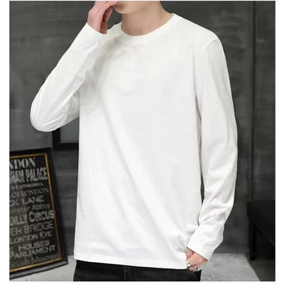 Sportswear Cotton Long-sleeved T-shirt