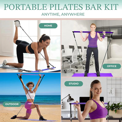 Pilates Bar Kit with Resistance Bands