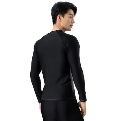 New Men's Quick-Drying Swimsuit Long-Sleeved Sun-proof Beach T-shirt