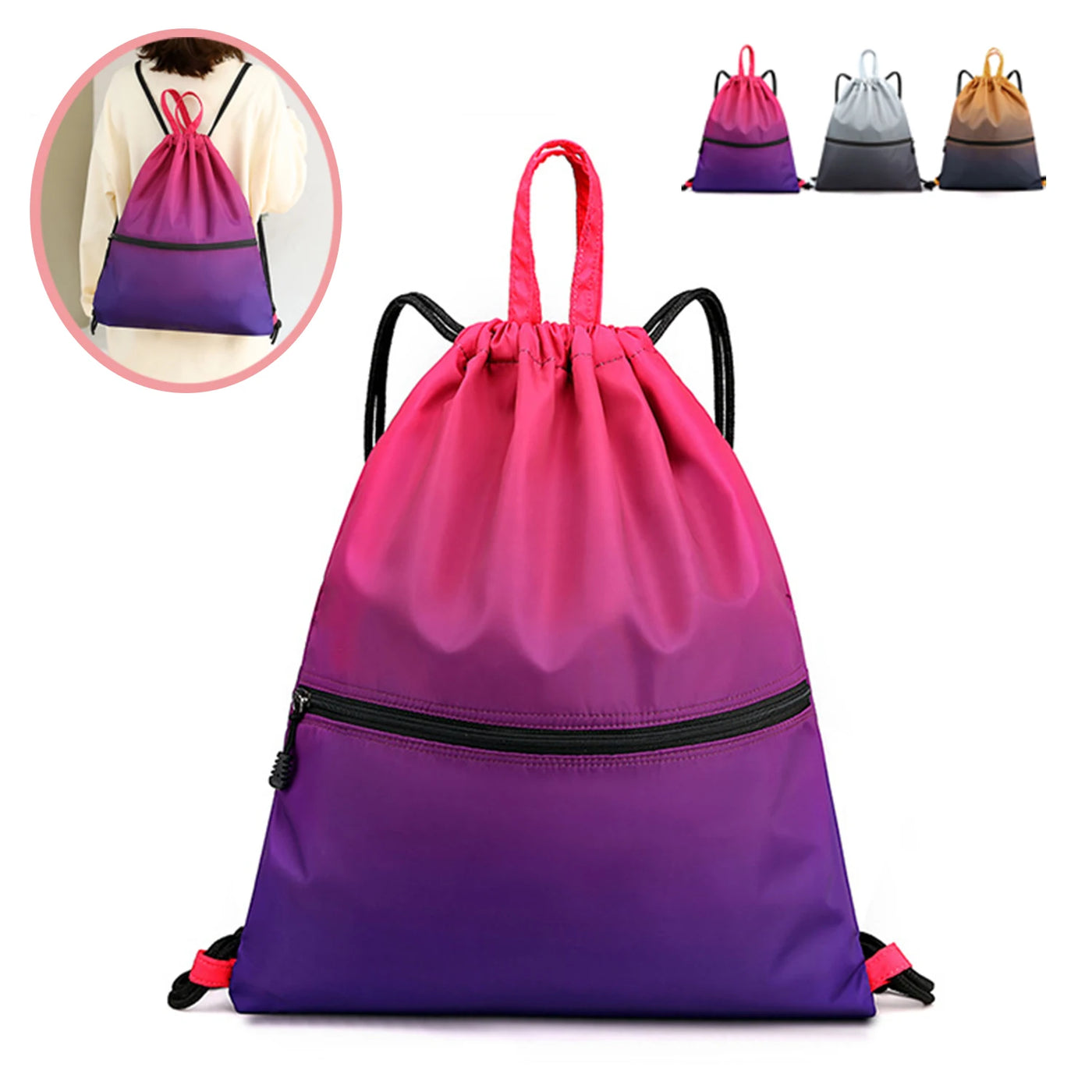 Waterproof DrawString Backpack