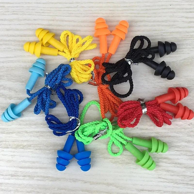 1pc Soft Earplug Noise Reduction Silicone Ear Plugs