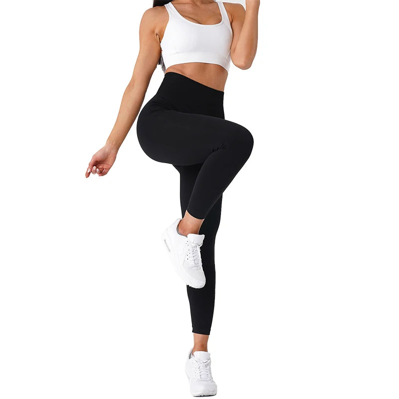 Solid Seamless Exercise Women Leggings