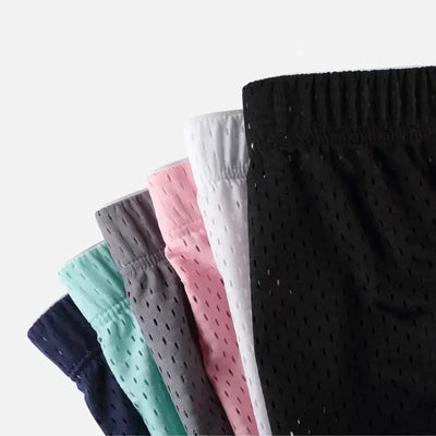 Men's Mesh Side Split Bodybuilding Workout Gym Running Shorts Men Sporstwear Soft Comfortable Breathable Underpants Sleepwear