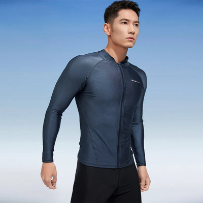 Full Zipper Long Sleeve Suit Swimming Surf