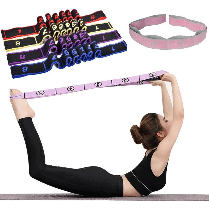 Polyester Latex Elastic Latin Dance Stretching Band