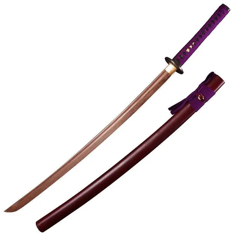 Authentic Japanese Style Wood Samurai Sword with Scabbard