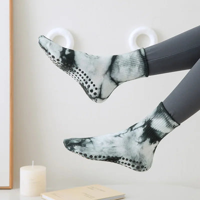 Tie-dyed Yoga Socks
