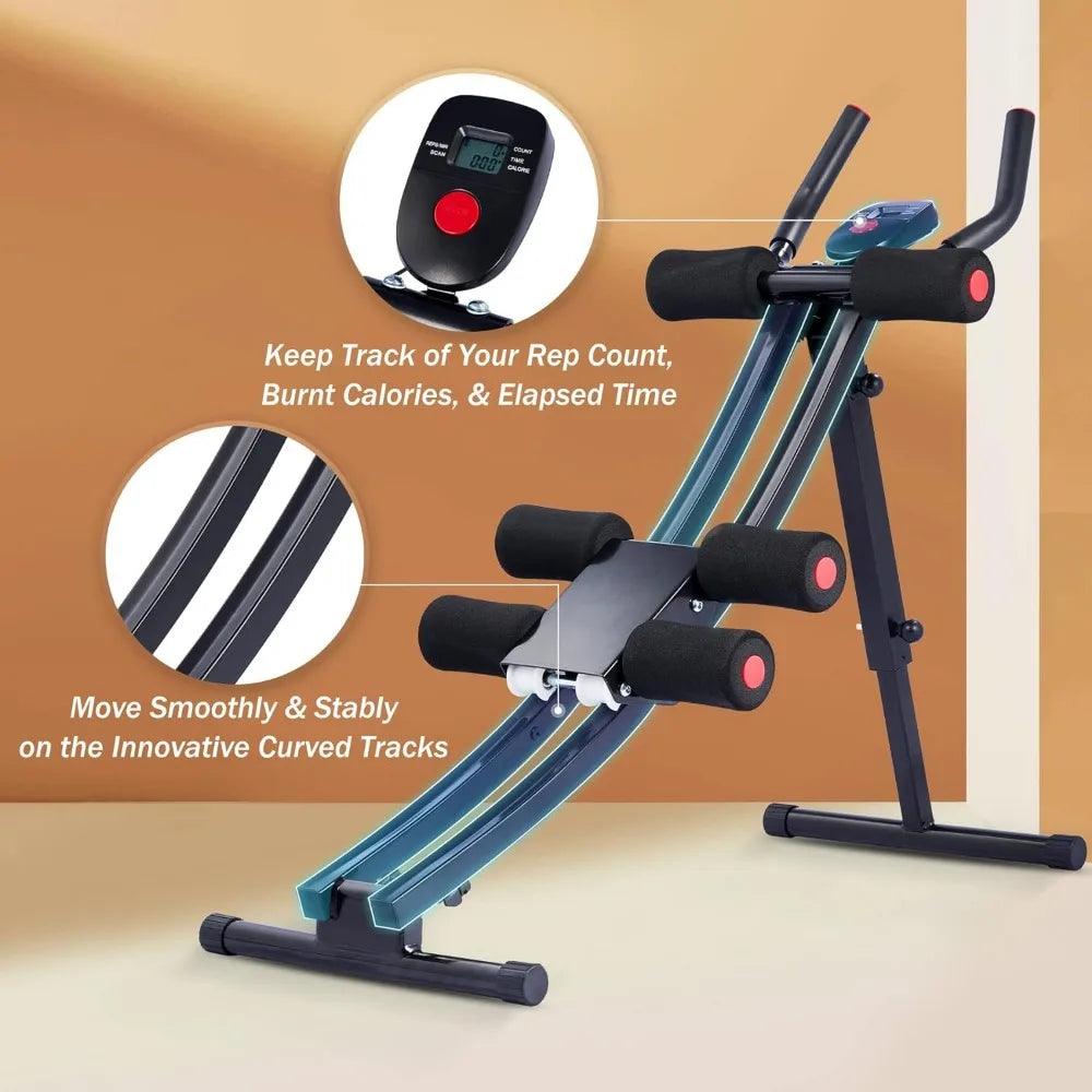 Ab Crunch Coaster Machine for Home Gym