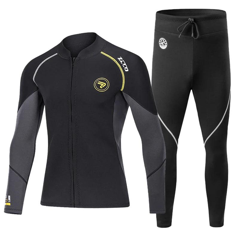 Men Wet Suits Front Zipper