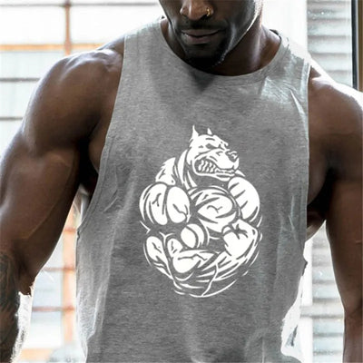 Sleeveless Sweatshirt Fitness Clothing Vests Muscular Man Singlet Men Gym Shirt Men's Clothes Top for Fitness Stringer Vest Tops