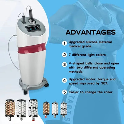 Roller Massage Face Lift Machine Slimming Inner Ball Roller Build muscles Fat Reduction Reshaping Professional Salon Device