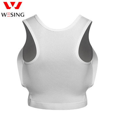 Karate Female Chest Guard Boxing Chest Protector WTF Approved