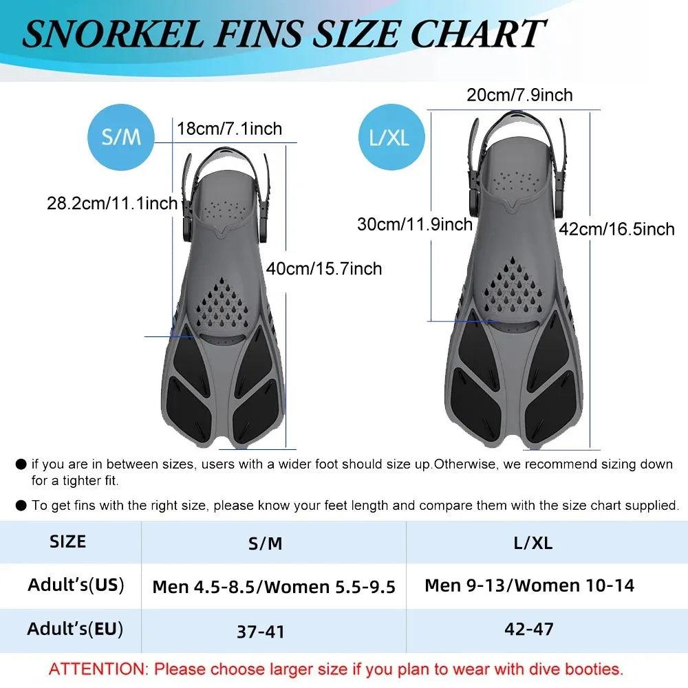 Professional Snorkeling Foot Diving Fins