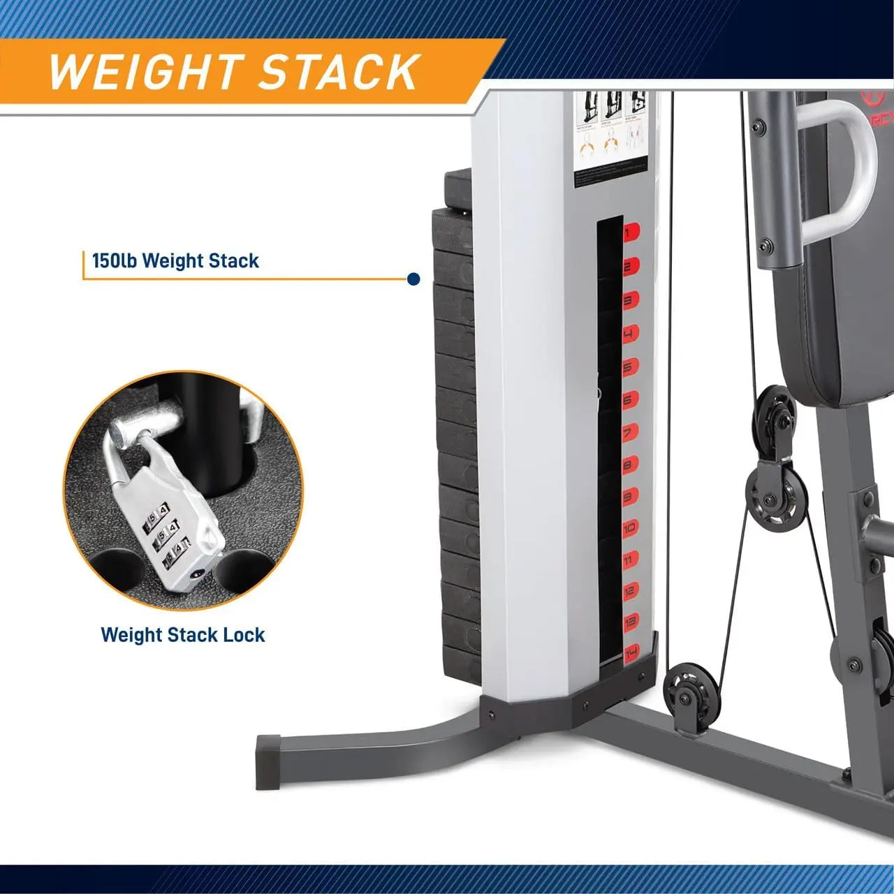 150lb Weight Stack Machine