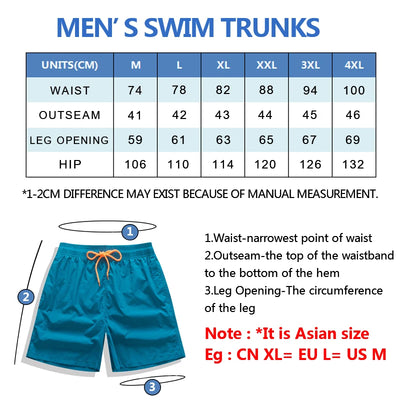 Man Swimwear Swim Shorts Trunks