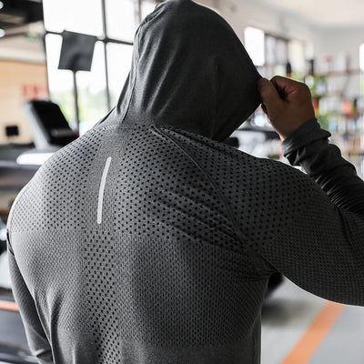 Mens Running Sport Hoodie