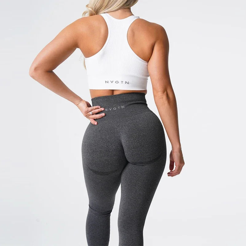 Speckled Seamless Women Spandex Leggings