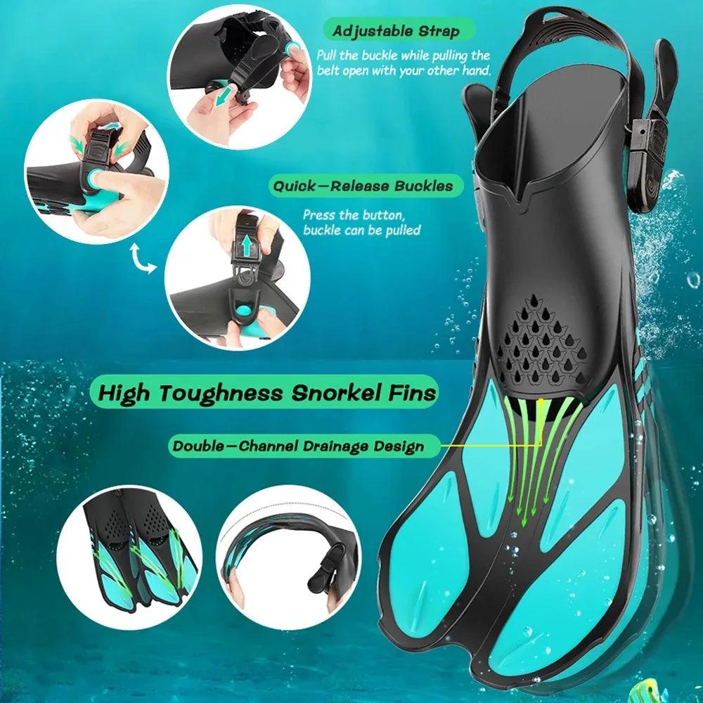 Professional Snorkeling Foot Diving Fins