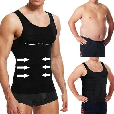 Men Slimming Body Shaper Vest Shirt