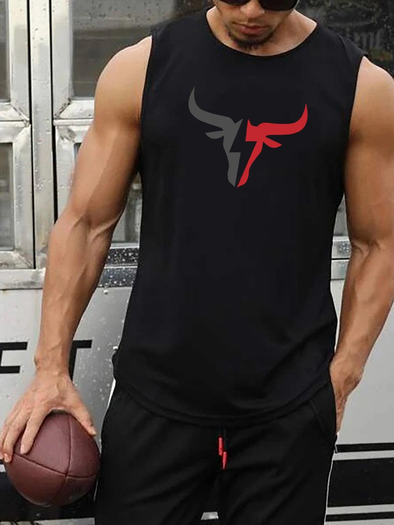 Men's Fitness Sleeveless Tank Top Tshirt