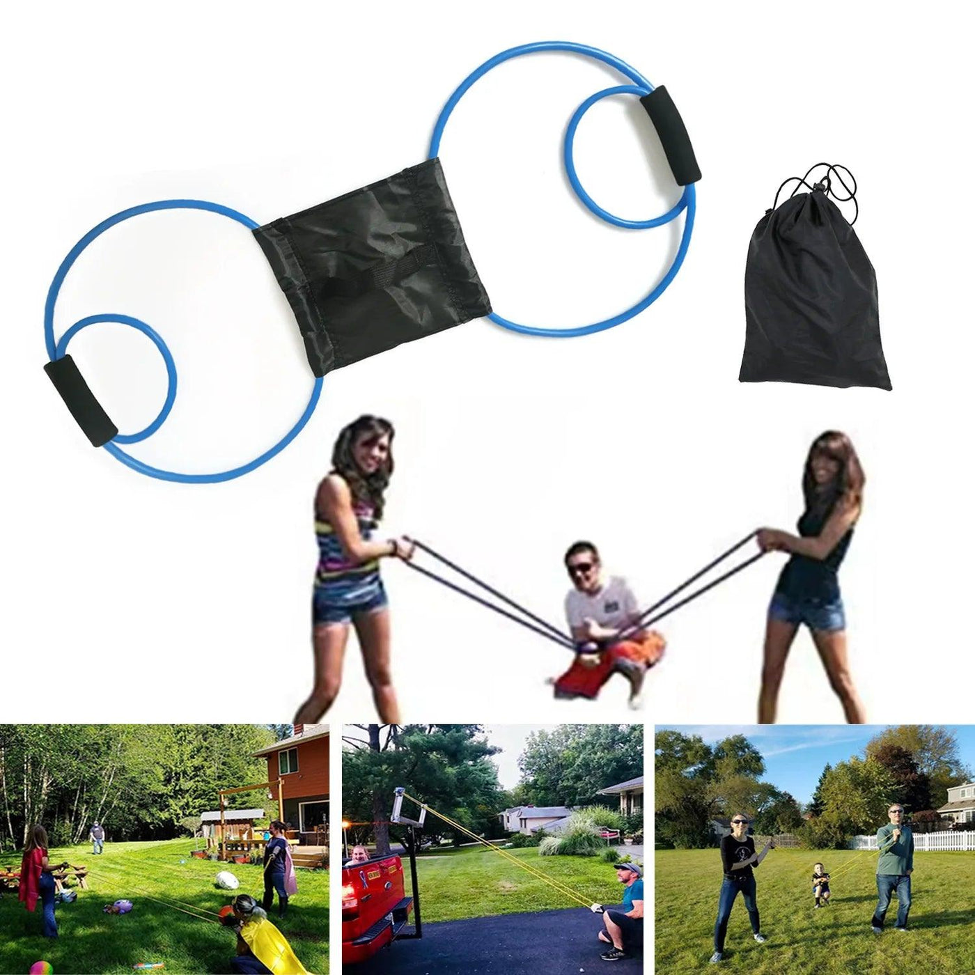 Outdoor Elastic Water Balloon Launcher