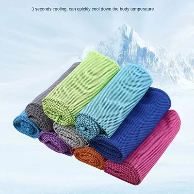 Portable Sport Towel with Mini Silicon Gel Set